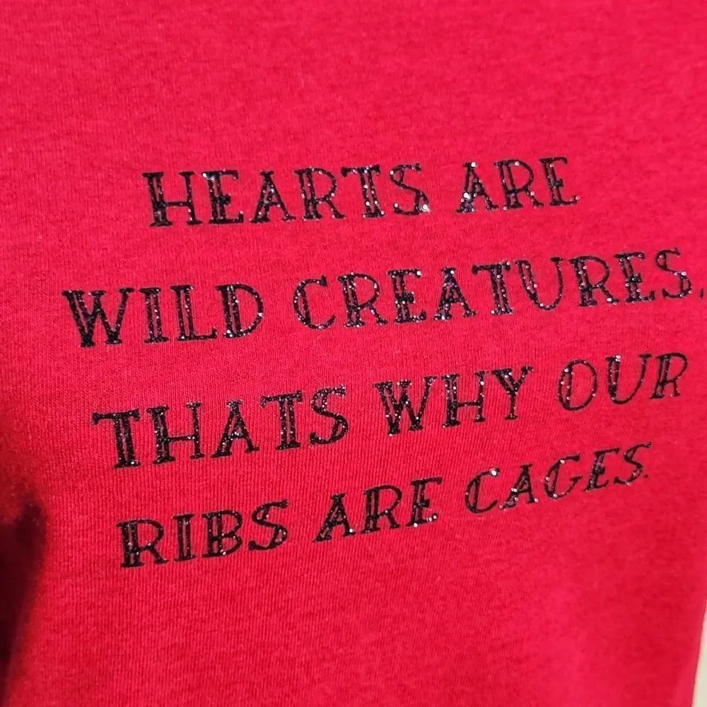 Boutique | ECOPOSH4U | Graphic Tee | Color: Red | Size: XL - Picture 3 of 7